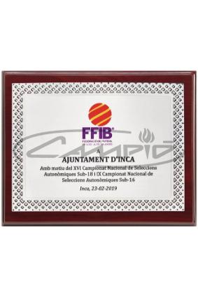 PLACAS HOMENAJE W1126FP125